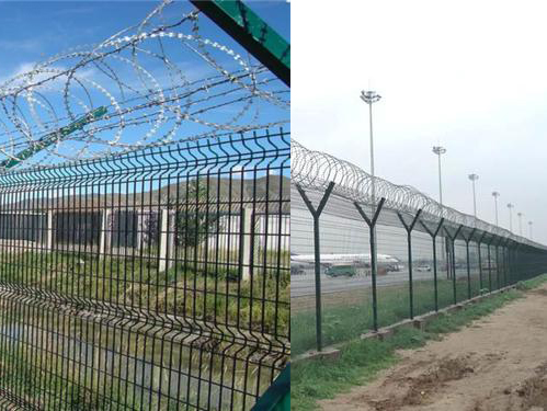 機(jī)場(chǎng)護(hù)欄,道路護(hù)欄欄桿,藍(lán)色交通護(hù)欄